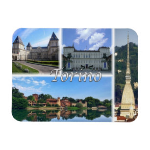 IT Italien - Turin Torino - Castello del Valentino Magnet