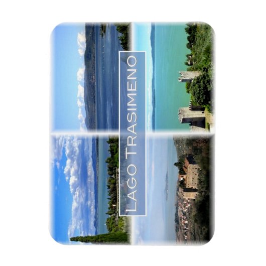 IT Italien - Umbrien - Lago Trasimeno - Magnet (Vertikal)