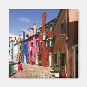 IT - Italien - Venedig - Burano Magnet