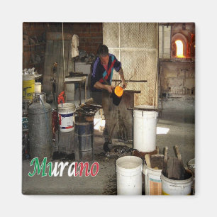 IT - Italien - Venedig - Murano Furnace Magnet