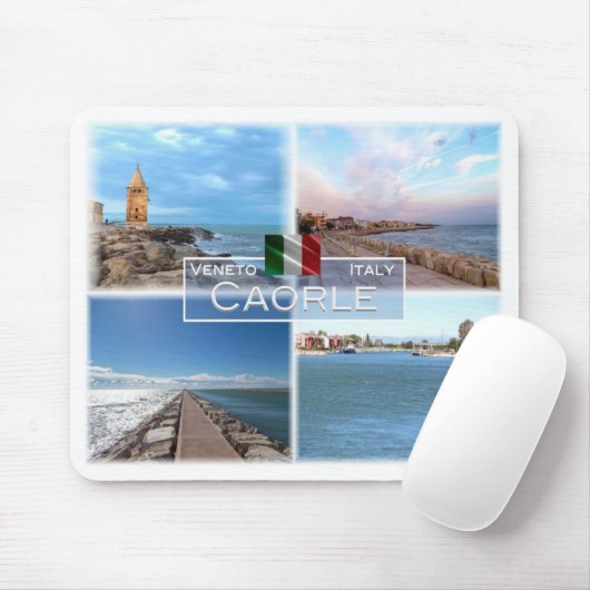 IT Italien - Venetien - Caorle - Mousepad (Mit Mouse)