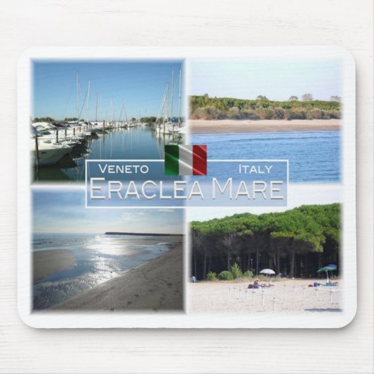 IT Italien - Venetien - Eraclea Mare - Pinewood - Mousepad (Vorne)