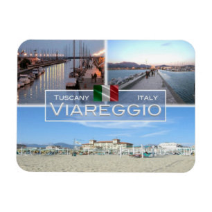 IT Italien - Viareggio - Pier und Marina Tourismus Magnet