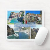 IT Italy - Liguria - Cinque Terre - Corniglia - Mousepad (Mit Mouse)
