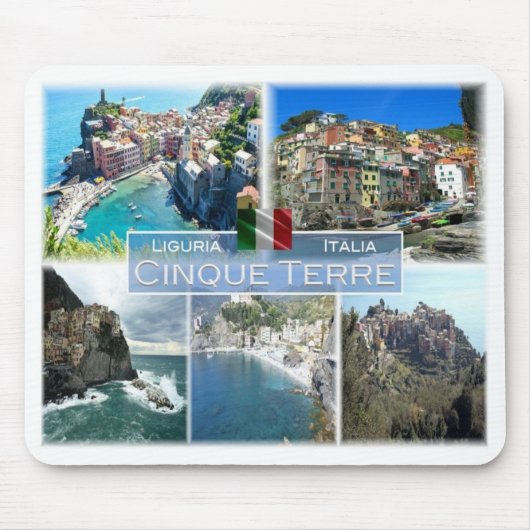 IT Italy - Liguria - Cinque Terre - Corniglia - Mousepad (Vorne)