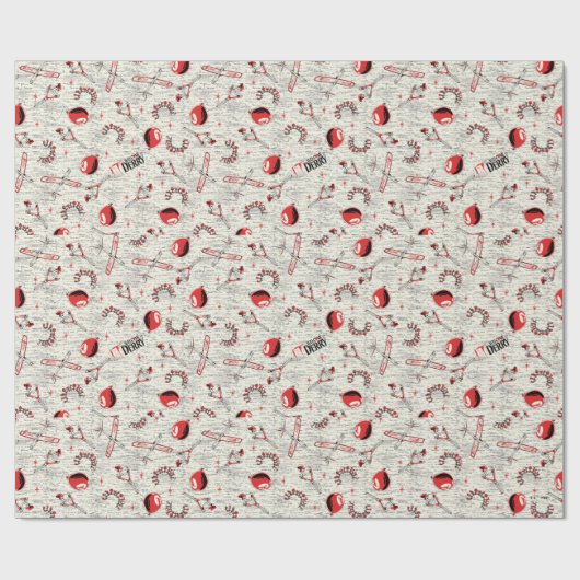 IT Kids Toys Pattern Geschenkpapier (Flach)