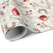 IT Kids Toys Pattern Geschenkpapier (Rolleneckpunkt)