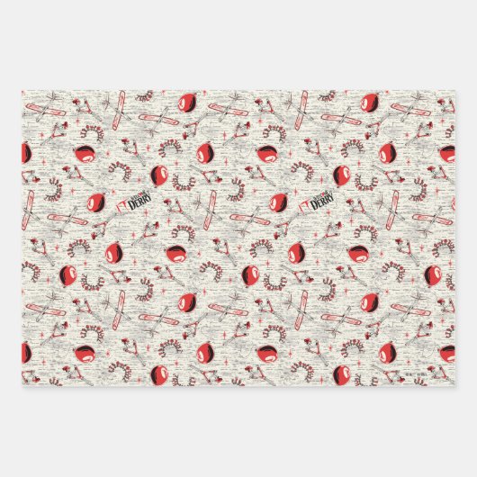 IT Kids Toys Pattern Geschenkpapier Set (Vorderseite 3)