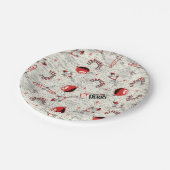 IT Kids Toys Pattern Pappteller (Schrägansicht)