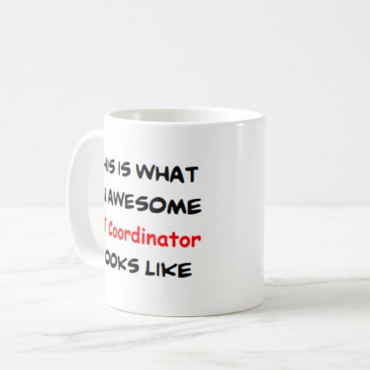 IT-Koordinator, phantastisch Kaffeetasse (Vorderseite Links)
