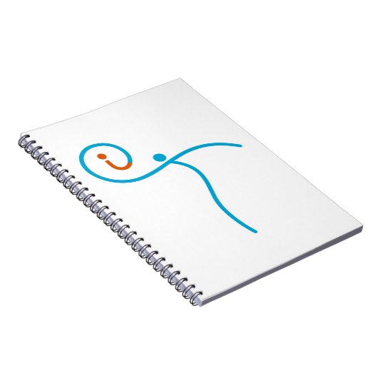 it-Logo 01, Cyan/Red Notizblock (Rechte Seite)