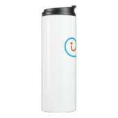 it-Logo 01, Cyan/Red Thermosbecher (Nach links gedreht)