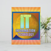 IT-LOGO - INFORMATIONSTECHNOLOGIE (Stehend Vorderseite)
