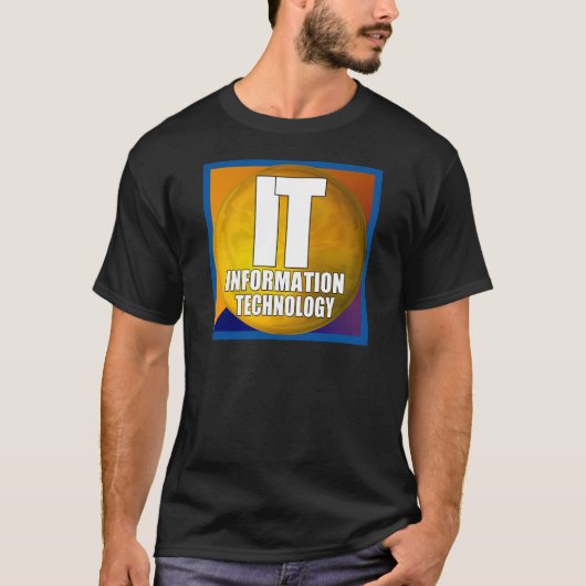 IT-LOGO - INFORMATIONSTECHNOLOGIE T-Shirt (Vorderseite)