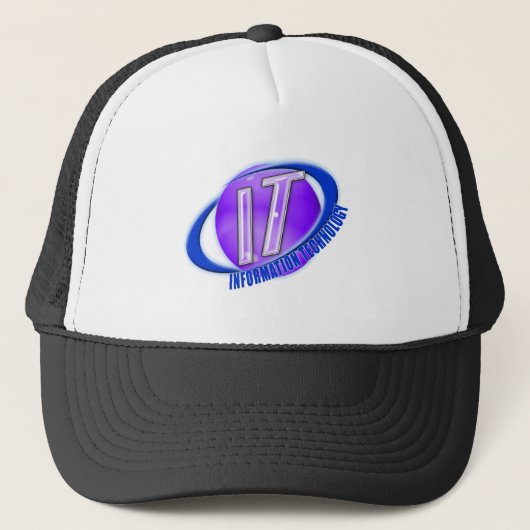 IT-LOGO ORB/SWOOSH-INFORMATIONSTECHNOLOGIE TRUCKERKAPPE (Vorderseite)