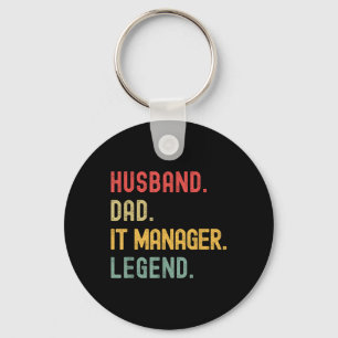 IT-Manager Husband Vater Legend Retro Vintag Vater Schlüsselanhänger