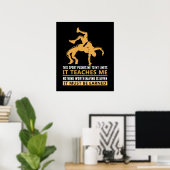IT MUST BE EARNED Wrestling Poster (Heimbüro)