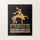 IT MUST BE EARNED Wrestling Puzzle (Vertikal)
