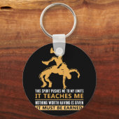 IT MUST BE EARNED Wrestling Schlüsselanhänger (Vorderseite)