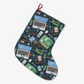 IT-Muster Großer Weihnachtsstrumpf (Vorderansicht (hängend))