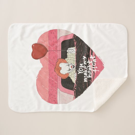 IT | Pennywise - Du machst mein Herz schweben Sherpadecke (Vorderseite (Horizontal))
