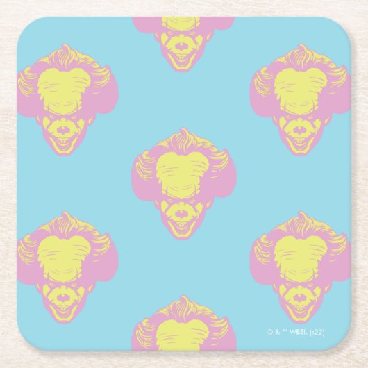 IT | Pennywise Pastel Head Pattern Rechteckiger Pappuntersetzer (Vorderseite)