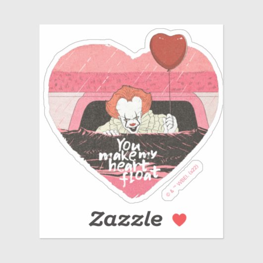 IT | Pennywise - You Make My Heart Float Aufkleber (Blatt)