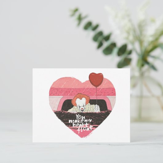 IT | Pennywise - You Make My Heart Float Postkarte (Stehend Vorderseite)