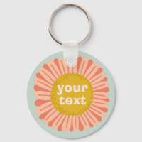 IT Pink Daisy Sunflower Name Tag