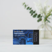 IT-Programmierer Visitenkarte (Stehend Vorderseite)