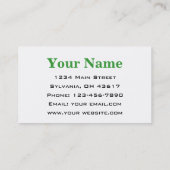 IT-Programmierer Visitenkarte (Rückseite)