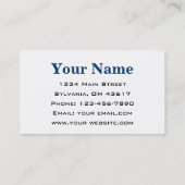 IT-Programmierer Visitenkarte (Rückseite)