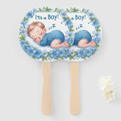 It’s a Boy Baby Shower Fächer (Vorne und Hinten)