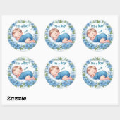 It’s a Boy Baby Shower Sticker (Blatt)