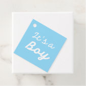 ׳It’s a Boy׳ Classic Pink Baby Shower Geschenkanhänger (Beispiel)