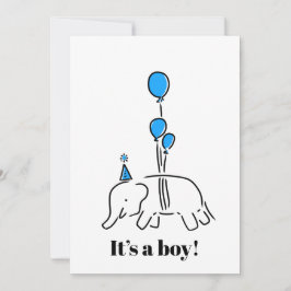 It’s a boy  feiertagskarte