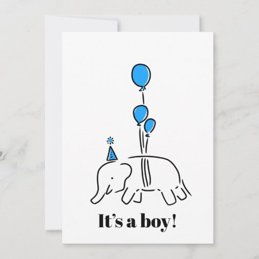 It’s a boy  feiertagskarte (Vorderseite)