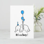 It’s a boy  feiertagskarte (Stehend Vorderseite)