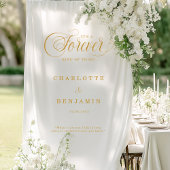 It’s a Forever Kind of Thing - Wedding Welcome Banner