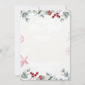 It’s a Girl Baby Shower Invitation Einladung (Rückseite)