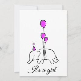 It’s a girl einladung