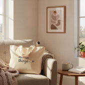 It’s a Mama Thing” Tote Bag — Cute Minimalist Gift Jumbo Stoffbeutel