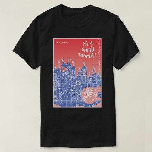 It’s a Small World (pastel + periwinkle) Classic T-Shirt (Design vorne)