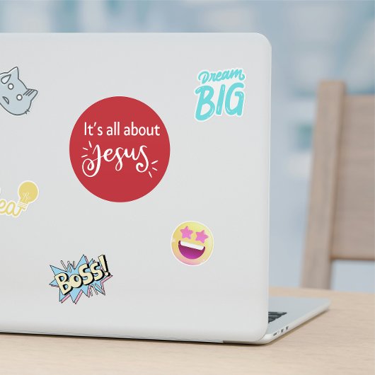 It’s All About Jesus – Christmas Sticker #02 