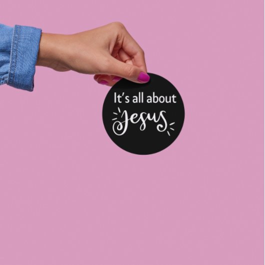 It’s All About Jesus – Christmas Sticker #06