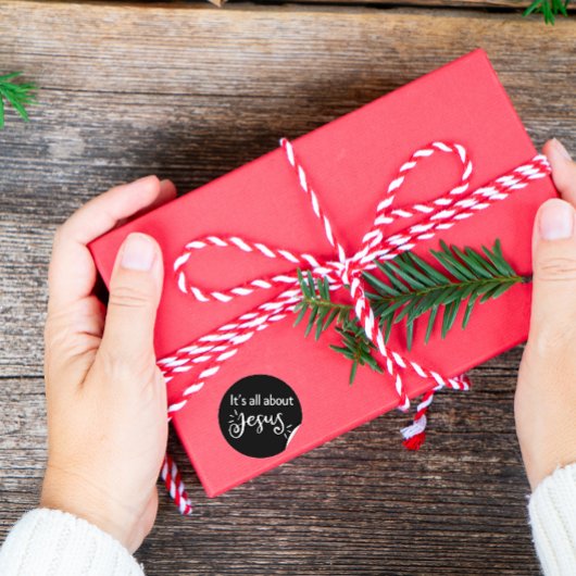 It’s All About Jesus – Christmas Sticker #06