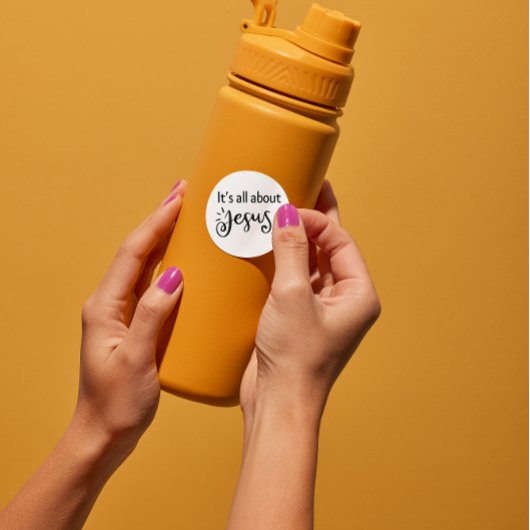 It’s All About Jesus – Christmas Sticker #07