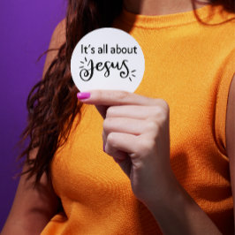 It’s All About Jesus – Christmas Sticker #07