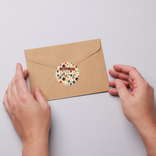 It’s All About Jesus – Christmas Sticker #10