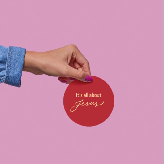 It’s All About Jesus – Christmas Sticker #11